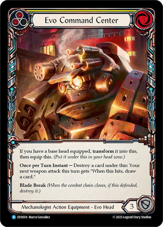 Image for Evo Command Center (EVO034) (Bright Lights) - Flesh and Blood TCG