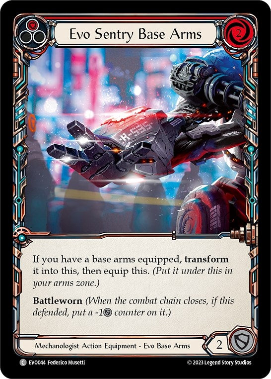Image for Evo Sentry Base Arms (EVO044) (Bright Lights) - Flesh and Blood TCG