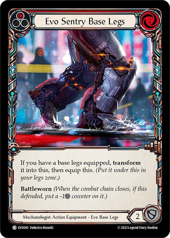 Image for Evo Sentry Base Legs (EVO045) (Bright Lights) - Flesh and Blood TCG