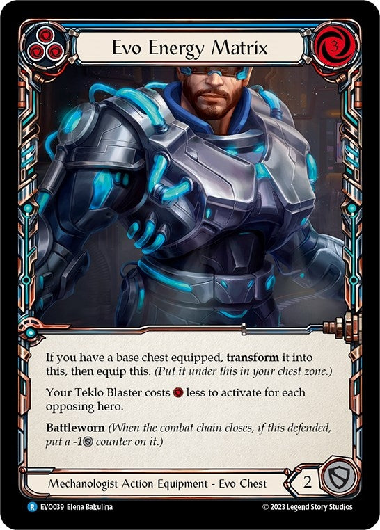 Image for Evo Energy Matrix (EVO039) (Bright Lights) - Flesh and Blood TCG