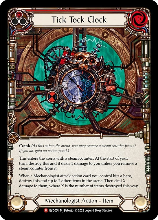 Image for Tick Tock Clock (EVO074) (Bright Lights) - Flesh and Blood TCG