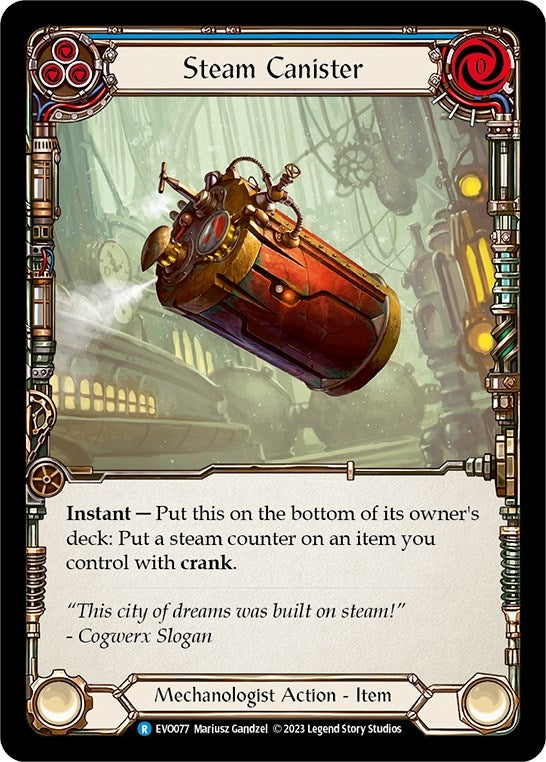 Image for Steam Canister (EVO077) (Bright Lights) - Flesh and Blood TCG