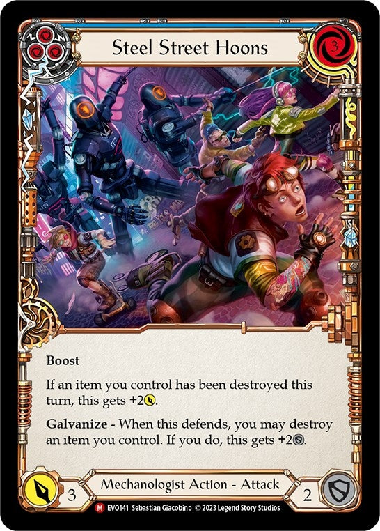 Image for Steel Street Hoons (EVO141) (Bright Lights) - Flesh and Blood TCG