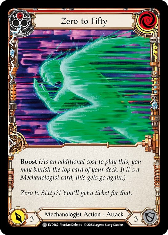 Image for Zero to Fifty (Red) (EVO162) (Bright Lights) - Flesh and Blood TCG