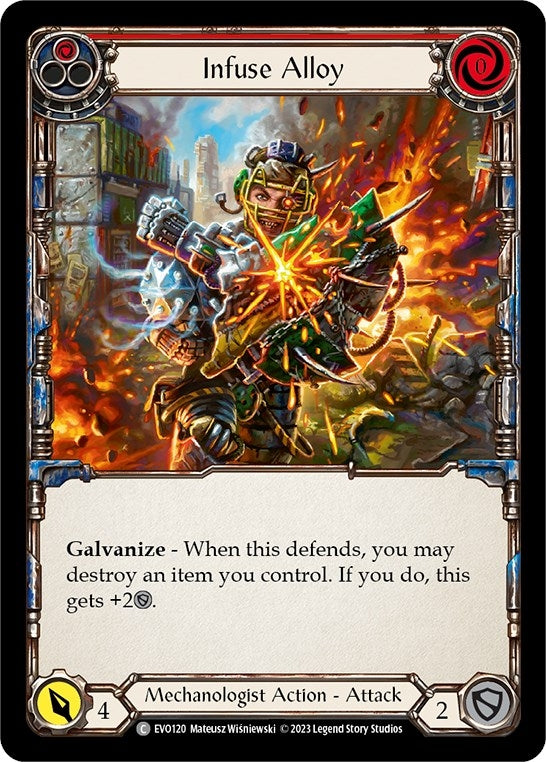 Image for Infuse Alloy (Red) (EVO120) (Bright Lights) - Flesh and Blood TCG