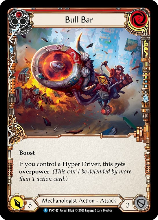 Image for Bull Bar (Red) (EVO147) (Bright Lights) - Flesh and Blood TCG