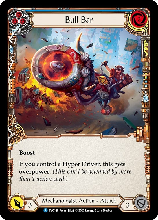 Image for Bull Bar (Blue) (EVO149) (Bright Lights) - Flesh and Blood TCG