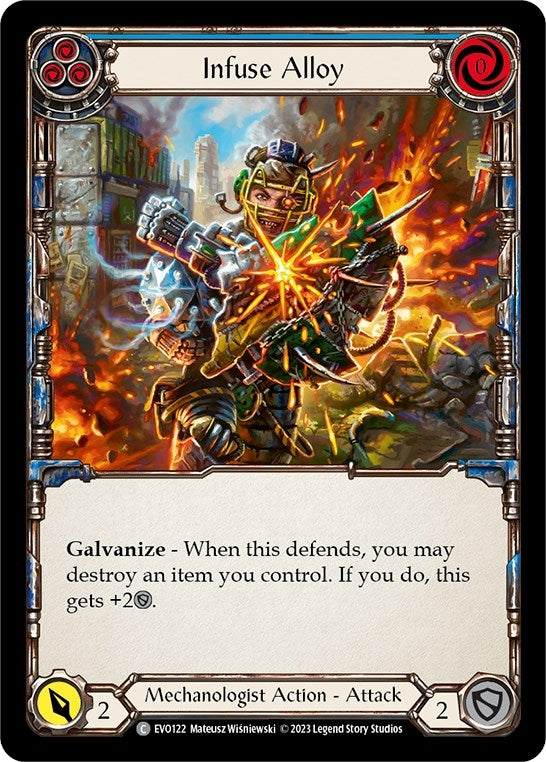 Image for Infuse Alloy (Blue) (EVO122) (Bright Lights) - Flesh and Blood TCG