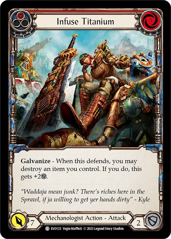 Image for Infuse Titanium (Red) (EVO123) (Bright Lights) - Flesh and Blood TCG