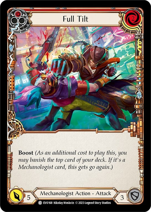 Image for Full Tilt (Red) (EVO168) (Bright Lights) - Flesh and Blood TCG