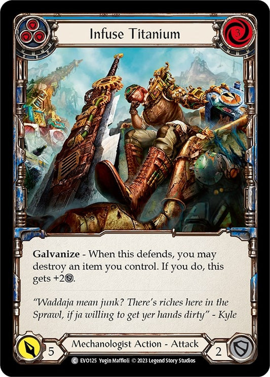 Image for Infuse Titanium (Blue) (EVO125) (Bright Lights) - Flesh and Blood TCG