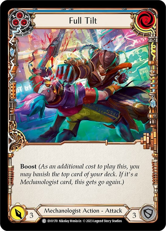 Image for Full Tilt (Blue) (EVO170) (Bright Lights) - Flesh and Blood TCG