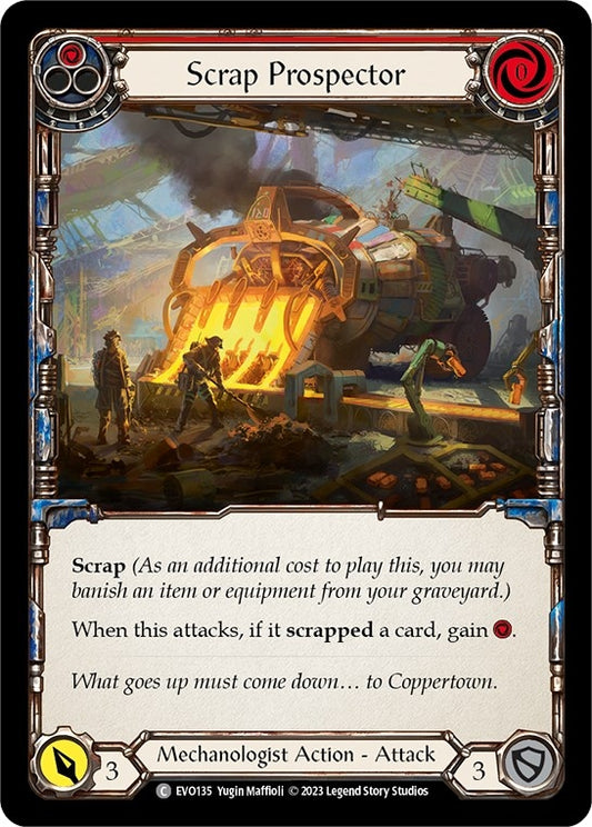 Image for Scrap Prospector (Red) (EVO135) (Bright Lights) - Flesh and Blood TCG