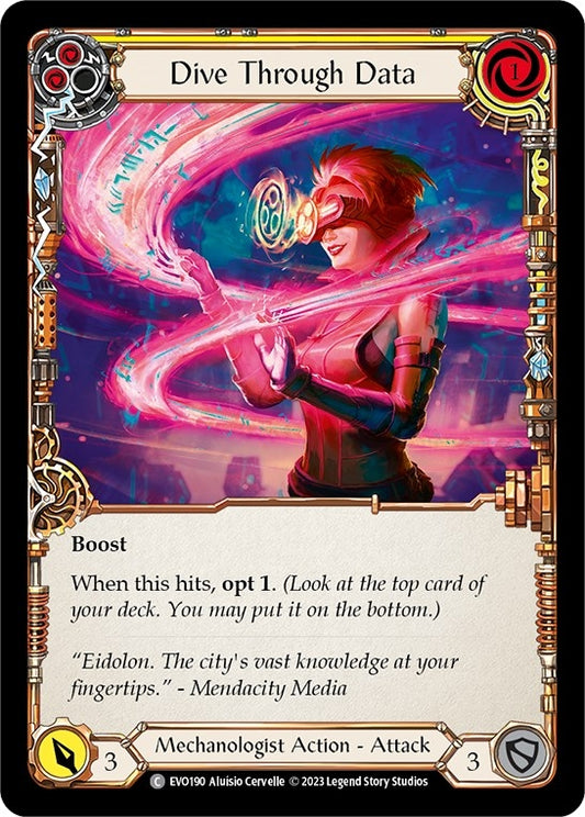 Dive Through Data (Yellow) (EVO190) (Bright Lights)