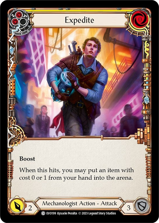 Image for Expedite (Yellow) (EVO199) (Bright Lights) - Flesh and Blood TCG