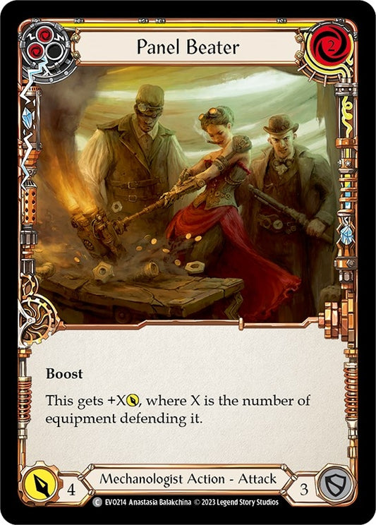 Image for Panel Beater (Yellow) (EVO214) (Bright Lights) - Flesh and Blood TCG