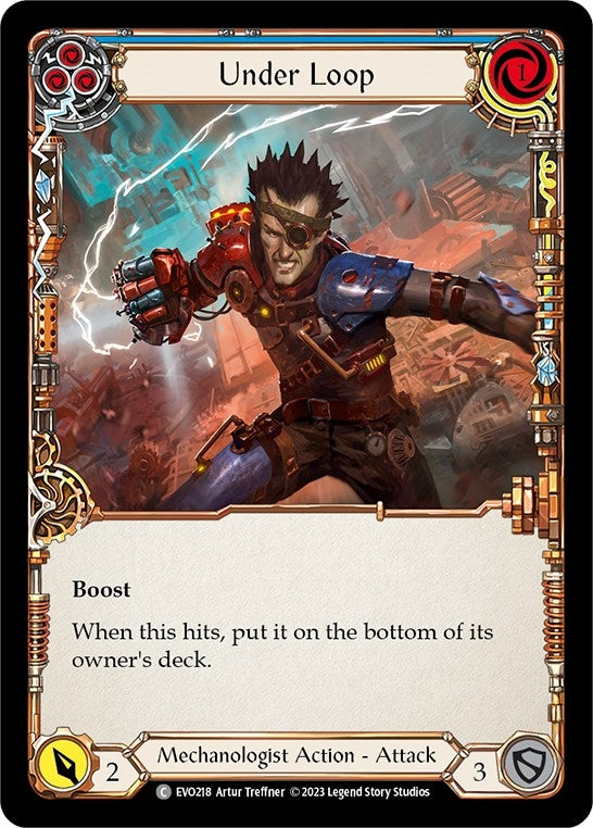 Image for Under Loop (Blue) (EVO218) (Bright Lights) - Flesh and Blood TCG