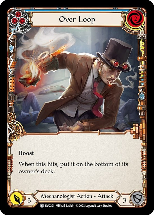 Image for Over Loop (Blue) (EVO221) (Bright Lights) - Flesh and Blood TCG