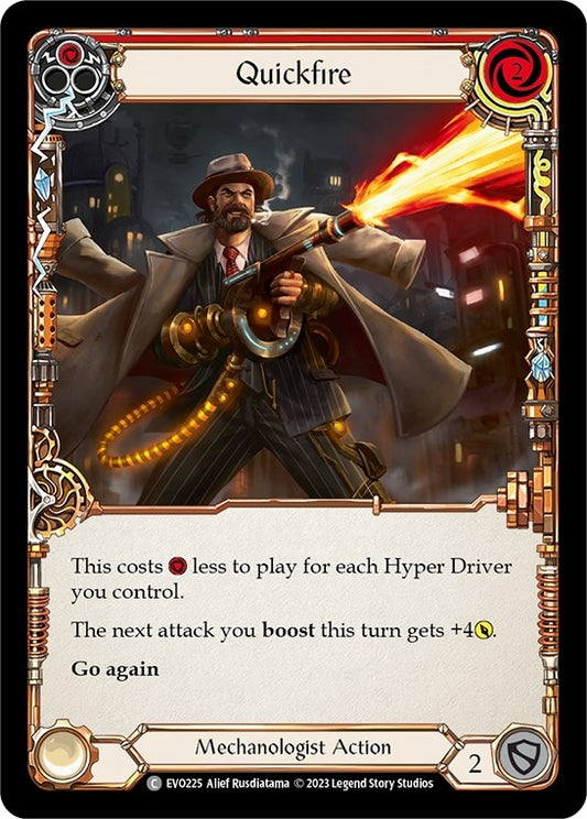 Image for Quickfire (Red) (EVO225) (Bright Lights) - Flesh and Blood TCG