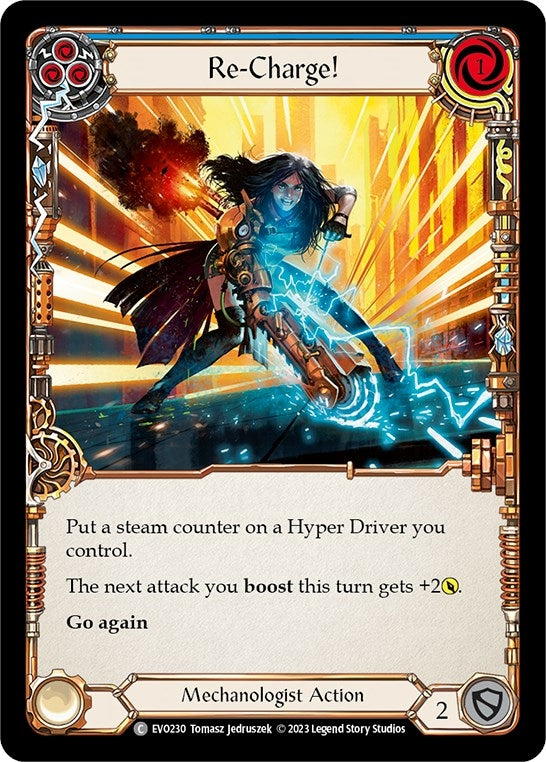 Image for Re-Charge! (Blue) (EVO230) (Bright Lights) - Flesh and Blood TCG