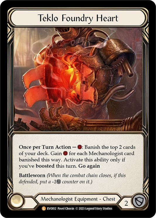 Image for Teklo Foundry Heart (EVO012) (Bright Lights) - Flesh and Blood TCG