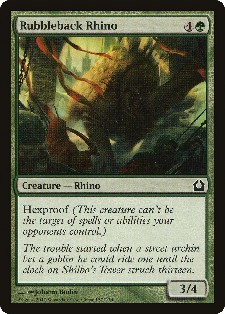 Rubbleback Rhino (132) (RTR)