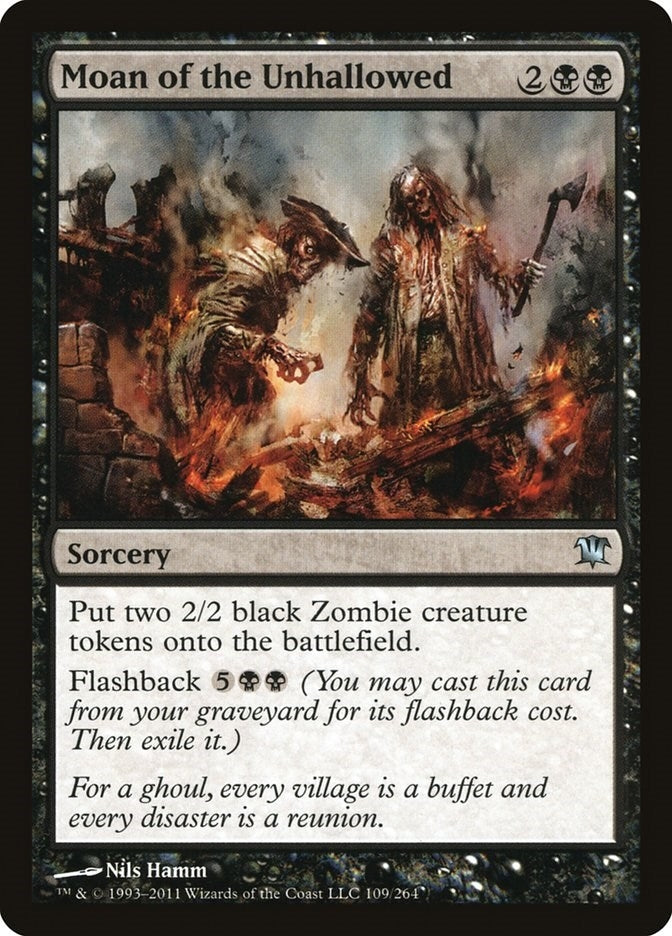 Image for Moan of the Unhallowed (109) (Innistrad) - Magic: The Gathering