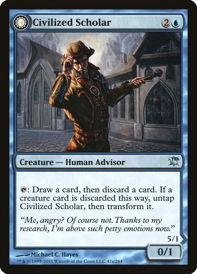 Image for Civilized Scholar (47) (Innistrad) - Magic: The Gathering
