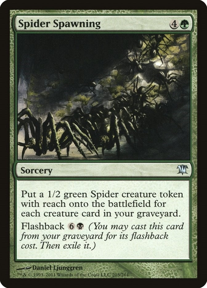 Image for Spider Spawning (203) (Innistrad) - Magic: The Gathering