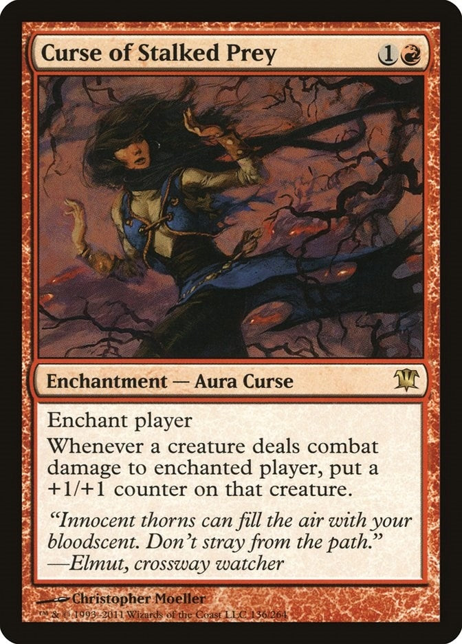 Image for Curse of Stalked Prey (136) (Innistrad) - Magic: The Gathering