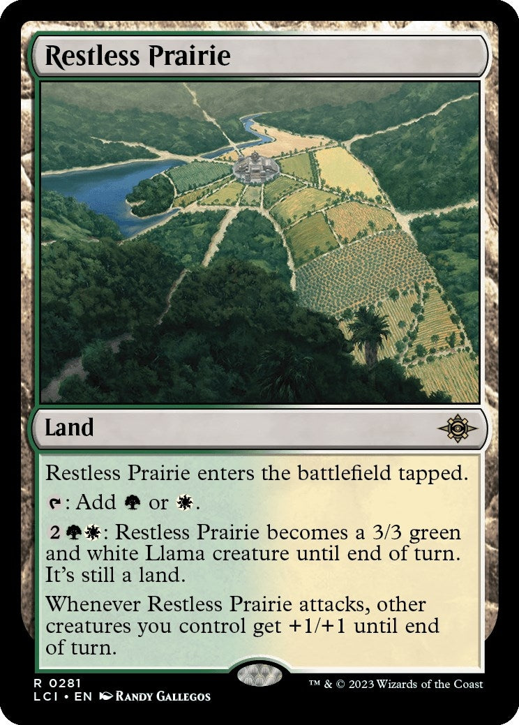 Image for Restless Prairie (281) (The Lost Caverns of Ixalan) - Magic: The Gathering