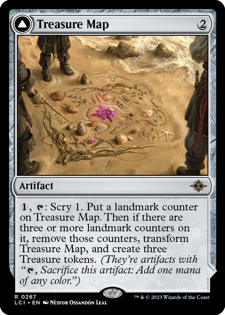 Image for Treasure Map (267) (The Lost Caverns of Ixalan) - Magic: The Gathering