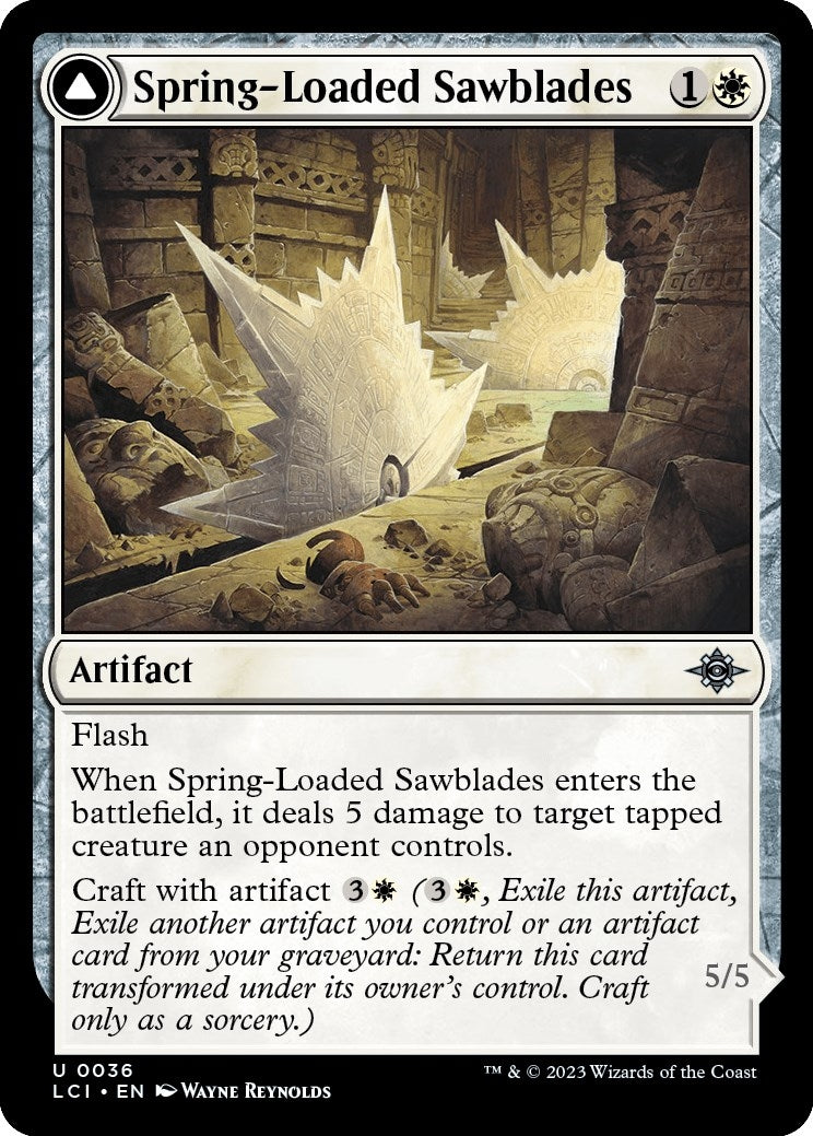 Image for Spring-Loaded Sawblades (36) (The Lost Caverns of Ixalan) - Magic: The Gathering