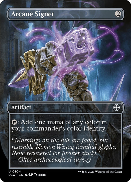 Image for Arcane Signet (Borderless) (104) (The Lost Caverns of Ixalan) - Magic: The Gathering