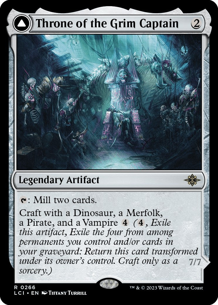 Image for Throne of the Grim Captain (266) (The Lost Caverns of Ixalan) - Magic: The Gathering