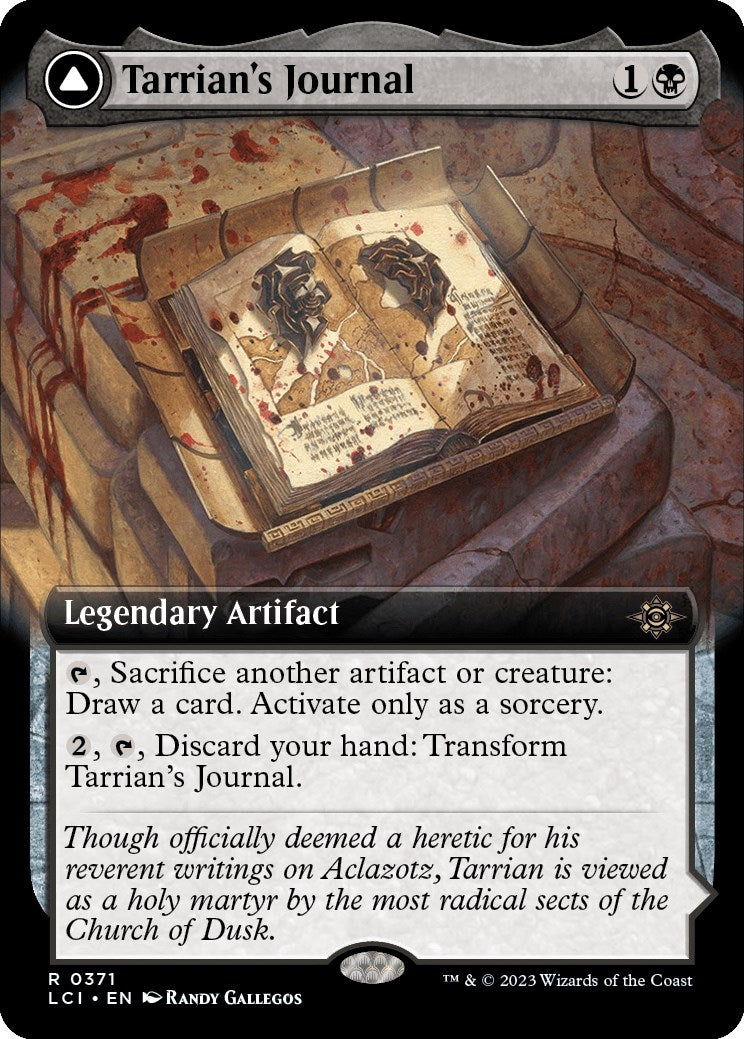 Image for Tarrian's Journal (Extended Art) (371) (The Lost Caverns of Ixalan) - Magic: The Gathering