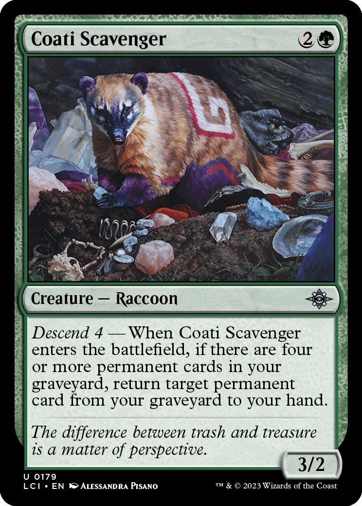 Image for Coati Scavenger (179) (The Lost Caverns of Ixalan) - Magic: The Gathering