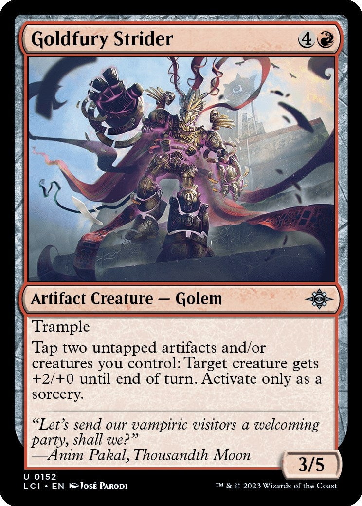 Image for Goldfury Strider (152) (The Lost Caverns of Ixalan) - Magic: The Gathering
