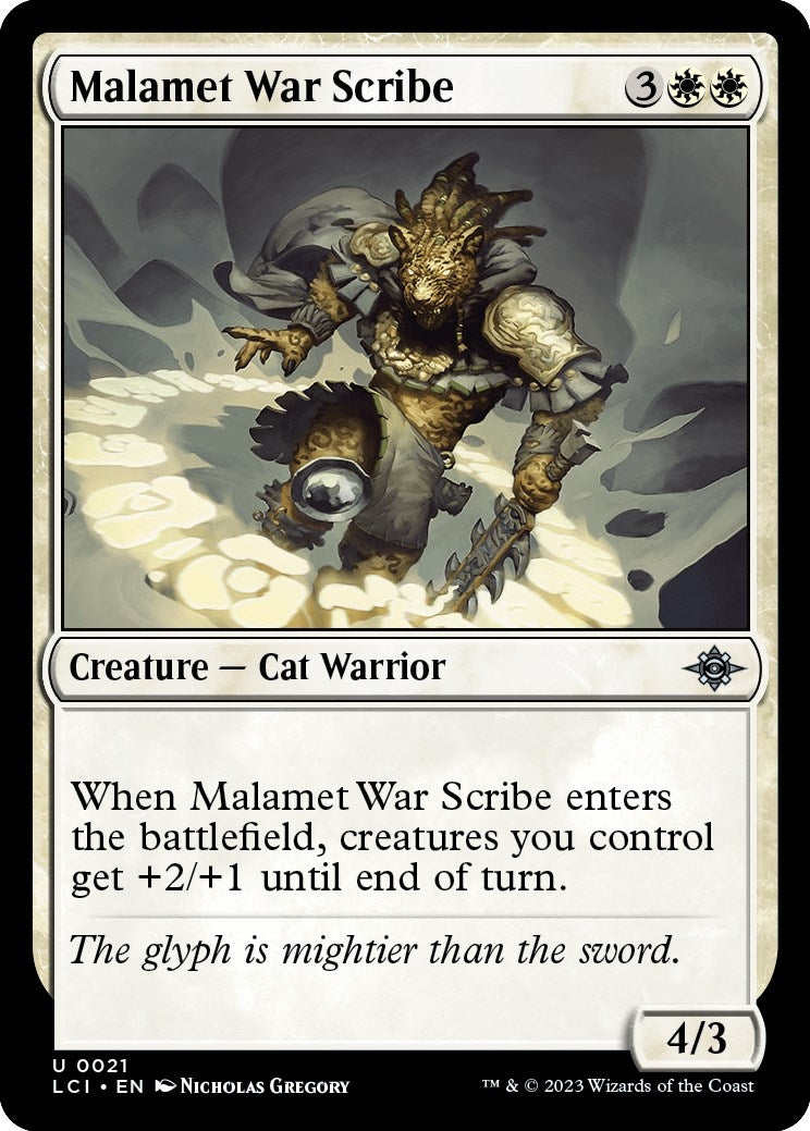 Image for Malamet War Scribe (21) (The Lost Caverns of Ixalan) - Magic: The Gathering