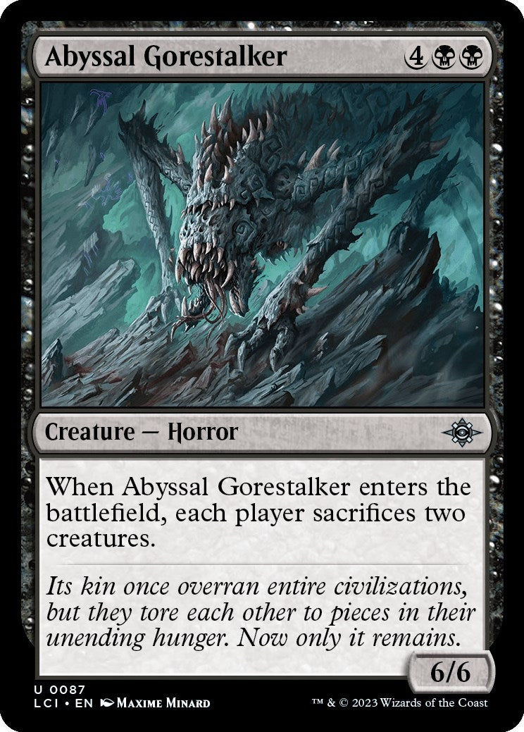 Image for Abyssal Gorestalker (87) (The Lost Caverns of Ixalan) - Magic: The Gathering