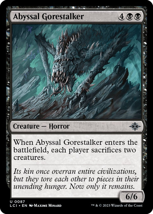 Image for Abyssal Gorestalker (87) (The Lost Caverns of Ixalan) - Magic: The Gathering