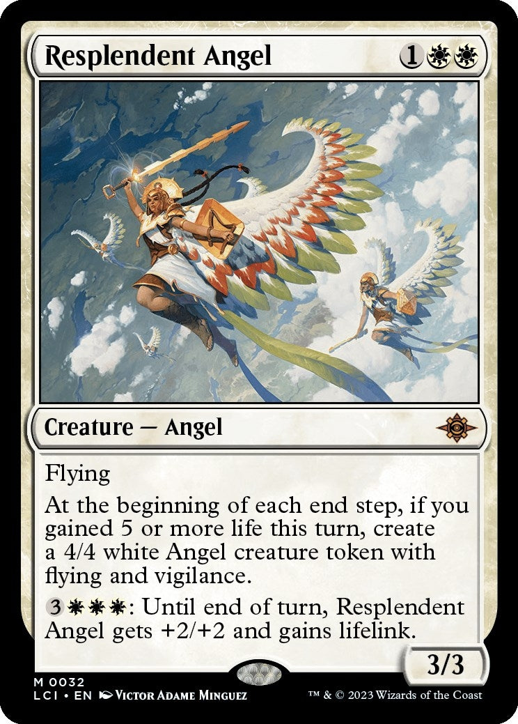 Image for Resplendent Angel (32) (The Lost Caverns of Ixalan) - Magic: The Gathering