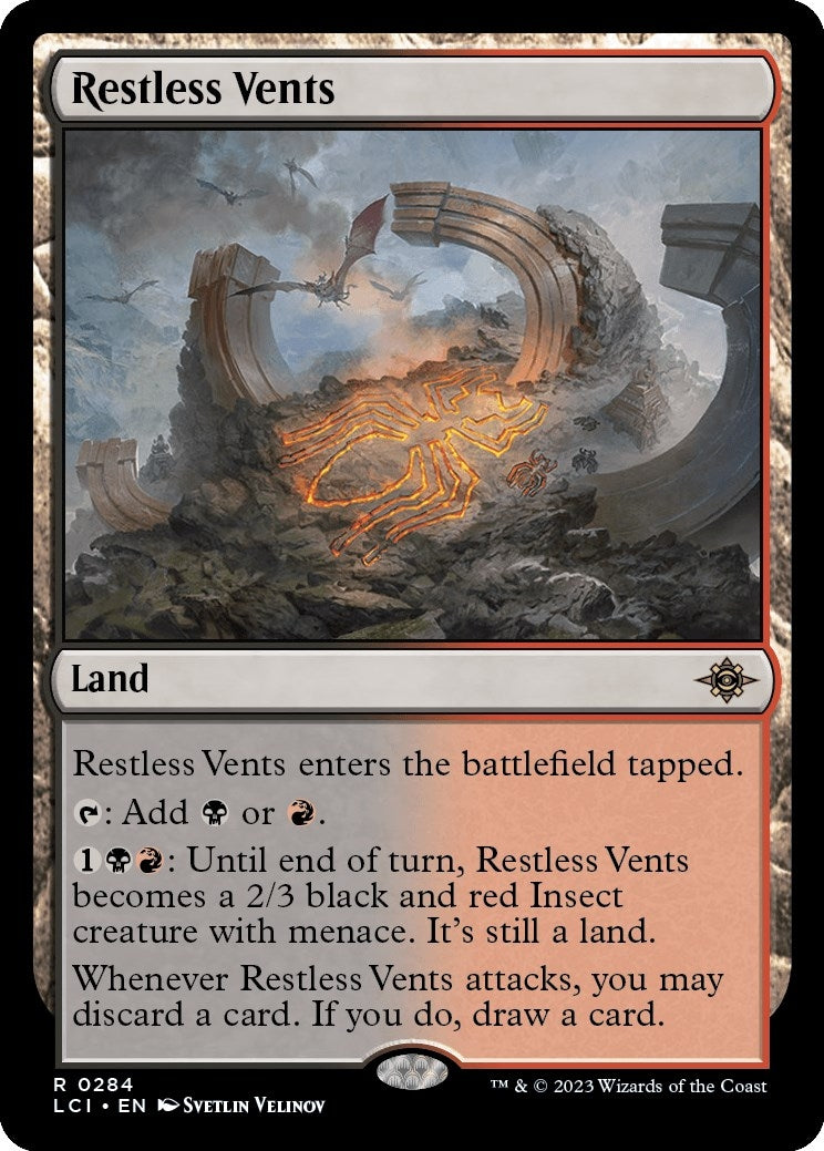 Image for Restless Vents (284) (The Lost Caverns of Ixalan) - Magic: The Gathering