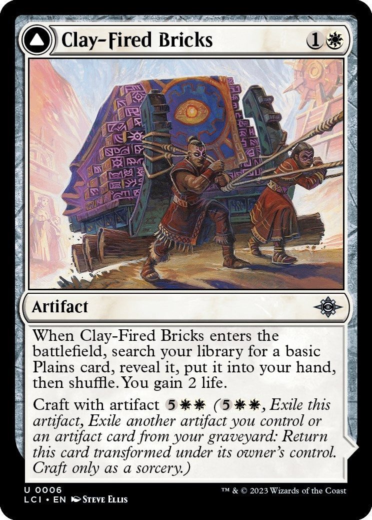 Image for Clay-Fired Bricks (6) (The Lost Caverns of Ixalan) - Magic: The Gathering