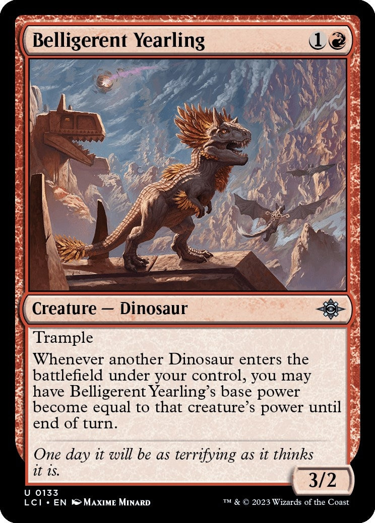 Image for Belligerent Yearling (133) (The Lost Caverns of Ixalan) - Magic: The Gathering