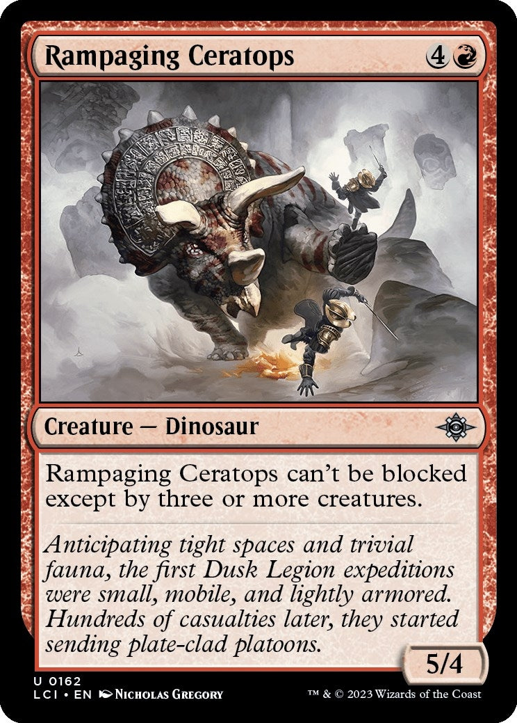 Image for Rampaging Ceratops (162) (The Lost Caverns of Ixalan) - Magic: The Gathering