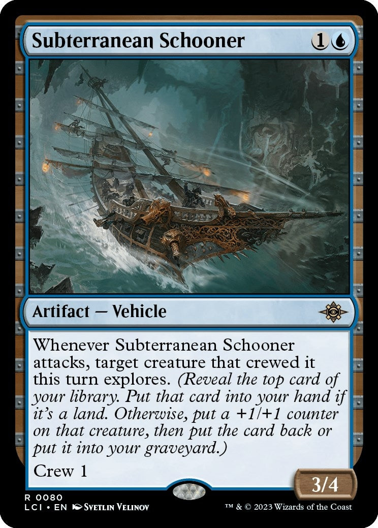Image for Subterranean Schooner (80) (The Lost Caverns of Ixalan) - Magic: The Gathering