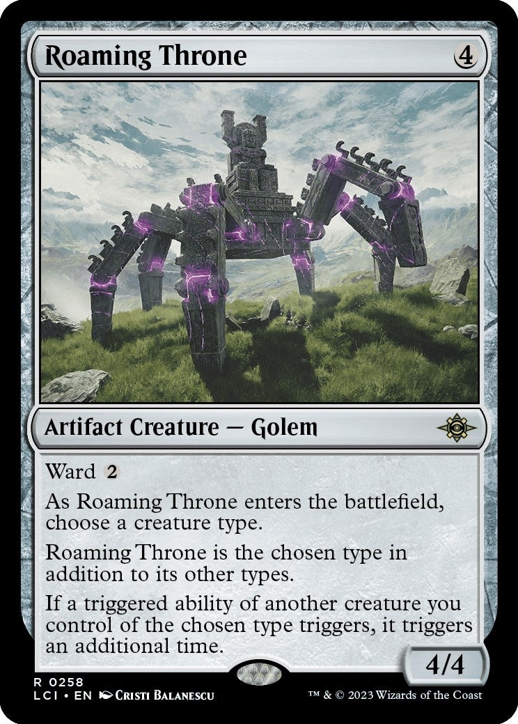 Image for Roaming Throne (258) (The Lost Caverns of Ixalan) - Magic: The Gathering