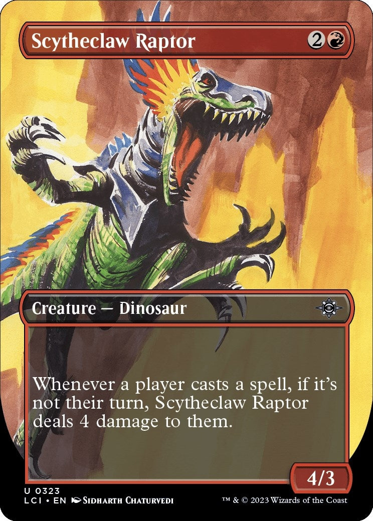 Image for Scytheclaw Raptor (Borderless) (323) (The Lost Caverns of Ixalan) - Magic: The Gathering