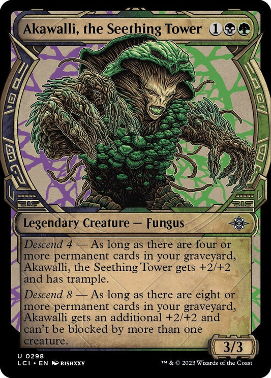 Image for Akawalli, the Seething Tower (Showcase) (298) (The Lost Caverns of Ixalan) - Magic: The Gathering